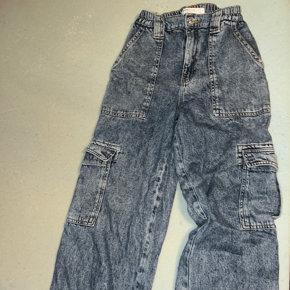 Cargo flare jeans from garage